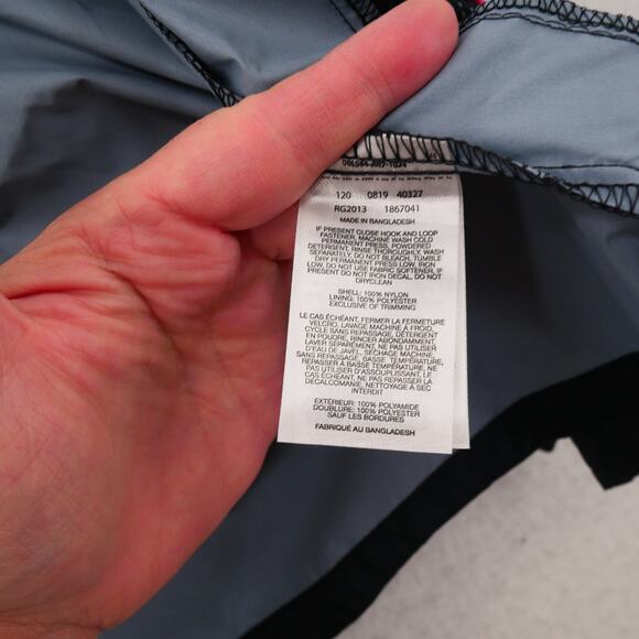 NEW Columbia Girl's 10/12 Switchback II Lightweight Rain Jacket Black Pink - Picture 7 of 10